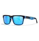 Kdeam Gepolariseerde Zonnebril Unisex - Trendy Bril Shades UV400 - Blauw