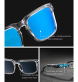 Kdeam Gafas de sol polarizadas unisex - Gafas de moda con protección UV400 - Azul