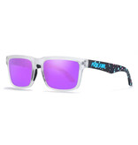 Kdeam Gafas de sol polarizadas unisex - Gafas de moda con protección UV400 - Violeta