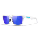 Kdeam Gepolariseerde Zonnebril Unisex - Trendy Bril Shades UV400 - Donkerblauw