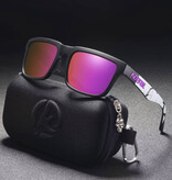 Kdeam Gepolariseerde Zonnebril Unisex - Trendy Bril Shades UV400 - Wit Geel