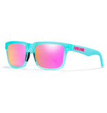 Kdeam Polarized Sunglasses Unisex - Trendy Glasses Shades UV400 - Blue Magenta