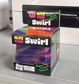 Stuff Certified® Nice Cube - Cube Stress Ball Squeeze Toy - Kneadable - Squishy Fidget Anti-Stress Sensory Squeeze Ball - Blue Pink