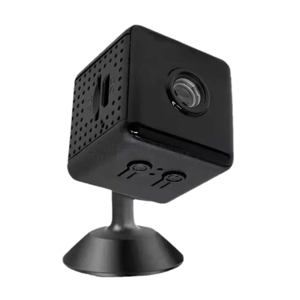 Mini-Überwachungskamera – WLAN-Camcorder mit Bewegungserkennung und Nachtsichtfunktion für Babys und Haustiere – Schwarz