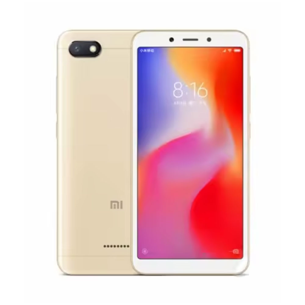 Xiaomi Smartphone Redmi 6A - 3 GB de RAM - 32 GB de almacenamiento - Cámara de 13 MP - Batería de 3000 mAh - Dorado