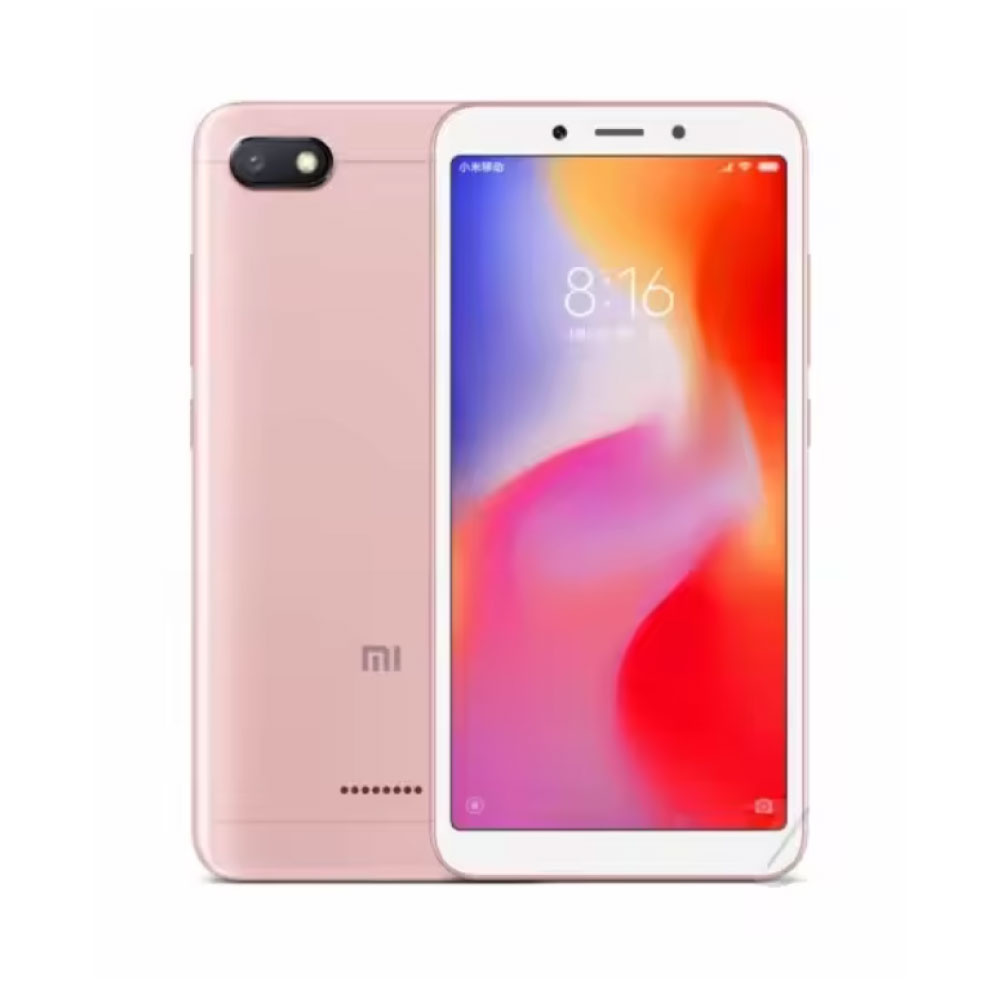 Xiaomi Redmi 6A Smartphone - 3 GB RAM - 32 GB Storage - 13 MP Camera - 3000mAh Battery - Pink