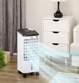 Homcom Portable Air Conditioner - Air Cooler Fan with Water Tank - White