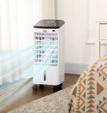 Homcom Condizionatore d'aria portatile - Ventilatore con serbatoio dell'acqua - Bianco