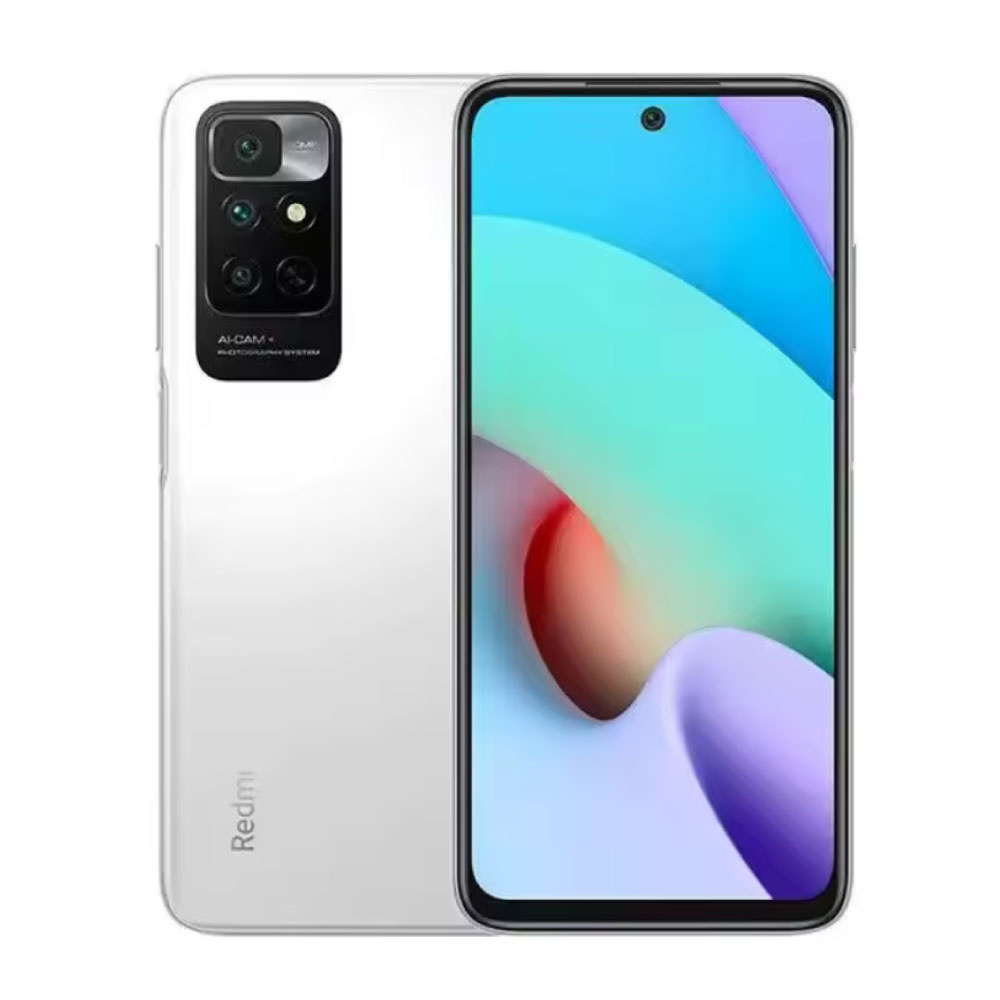 Redmi 10 (4G) Smartphone -  6 GB RAM - 128 GB Opslag - 50 MP Camera - 5000mAh Batterij - Wit