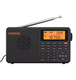 XHDATA D-109 Draagbare Noodradio - Bluetooth AM FM SW MW Radio Ontvanger - Zwart
