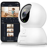 BoyKeep 2K Security Camera - WiFi Camcorder - Two-Way Audio - Night Vision - Black