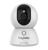 BoyKeep 2K Security Camera - WiFi Camcorder - Tweeweg Audio - Night Vision - Wit