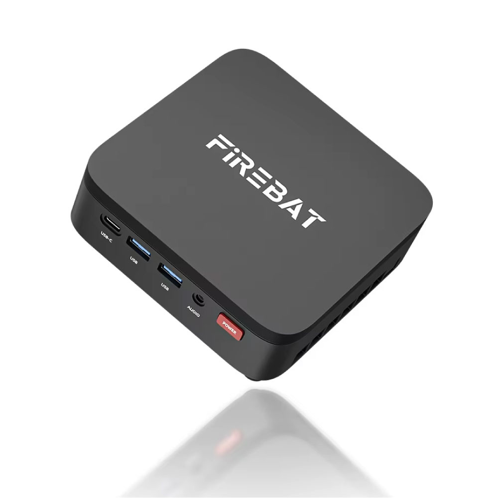 Firebat Mini PC de escritorio R3 - 8 GB de RAM / 256 GB de ROM - AMD Ryzen 3 - SSD M.2 / WiFi 6 / Bluetooth 5.2 - Windows 11 Pro - Negro