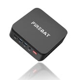 Firebat Mini PC de bureau R3 - 16 Go de RAM / 512 Go de ROM - AMD Ryzen 3 - SSD M.2 / Wi-Fi 6 / Bluetooth 5.2 - Windows 11 Pro - Noir