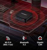 Firebat R3 Mini Desktop PC - 16GB RAM / 512GB ROM - AMD Ryzen 3 - M.2 SSD / WiFi 6 / BT5.2 - Windows 11 Pro - Black