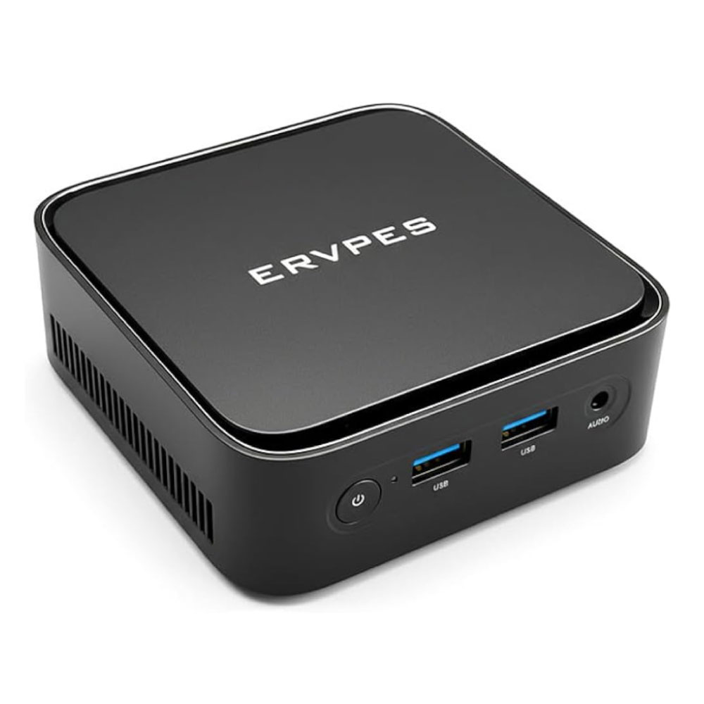 Mini PC de escritorio E1 - 8 GB de RAM / 256 GB de ROM - AMD Ryzen 3 - SSD M.2 / WiFi 5 / Bluetooth 5.2 - Windows 11 Pro - Negro