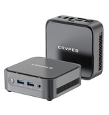Ervpes E1 Mini-Desktop-PC – 8 GB RAM / 256 GB ROM – AMD Ryzen 3 – M.2 SSD / WiFi 5 / BT 5.2 – Windows 11 Pro – Schwarz