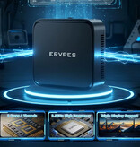Ervpes E1 Mini komputer stacjonarny - 8 GB RAM / 256 GB ROM - AMD Ryzen 3 - dysk SSD M.2 / WiFi 5 / BT5.2 - Windows 11 Pro - czarny