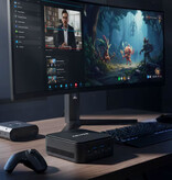 Ervpes E1 Mini komputer stacjonarny - 8 GB RAM / 256 GB ROM - AMD Ryzen 3 - dysk SSD M.2 / WiFi 5 / BT5.2 - Windows 11 Pro - czarny