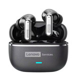 Lenovo Auriculares inalámbricos LE208 - Auriculares Bluetooth 6.0 TWS de 250 mAh - Negro