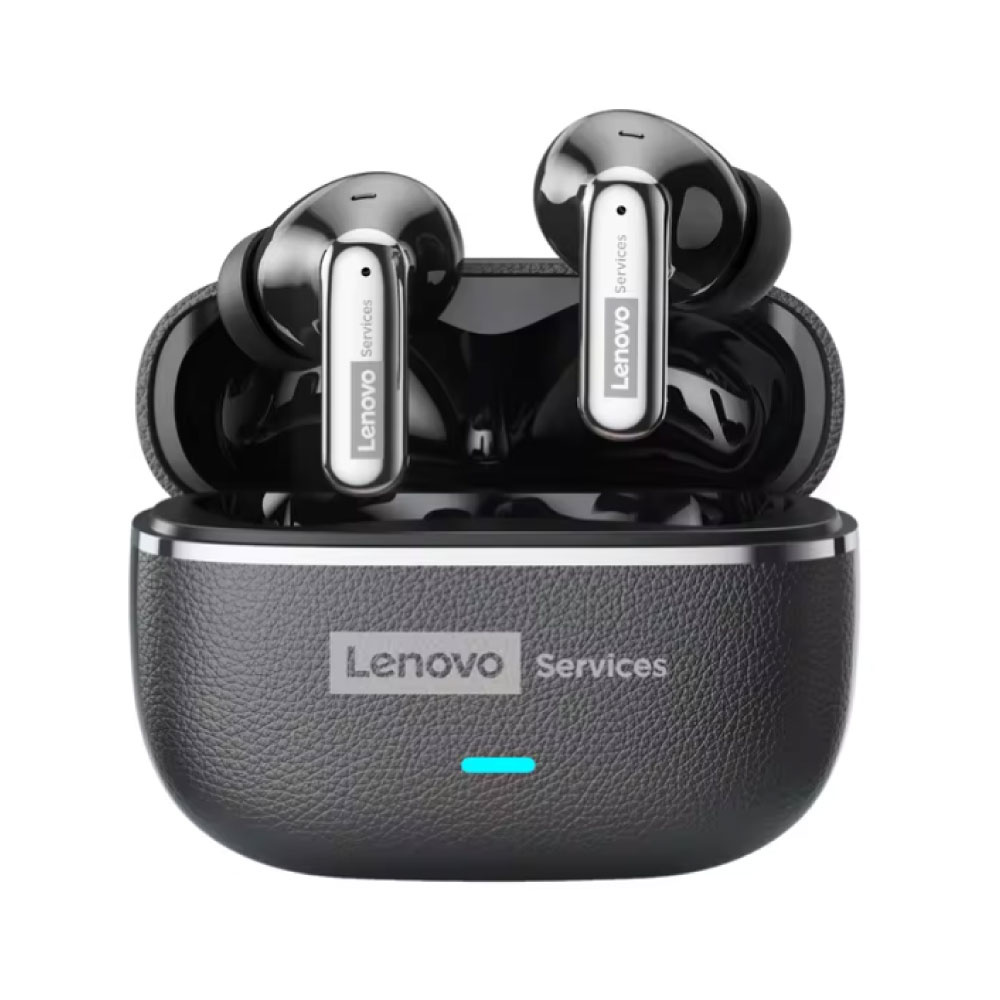 Lenovo LE208 Kabellose Ohrhörer – 250 mAh Bluetooth 6.0 Ohrhörer TWS – Schwarz