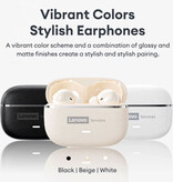 Lenovo Auriculares inalámbricos LE208 - Auriculares Bluetooth 6.0 TWS de 250 mAh - Negro