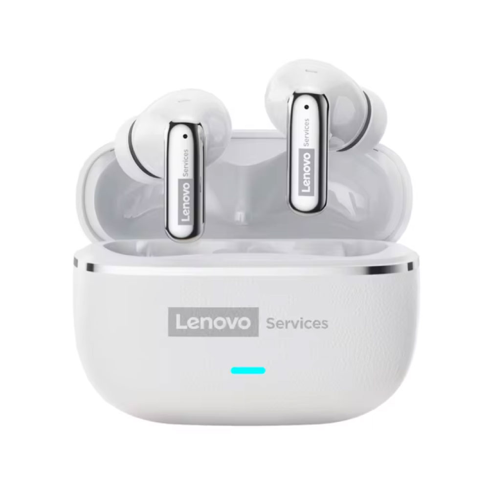 Lenovo LE208 Bezprzewodowe słuchawki douszne – 250 mAh Bluetooth 6.0 TWS – białe