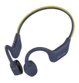 Philips TAA6609C Knochenleitungs-Ohrhörer – Schweißresistente Bluetooth 5.4 Ohrhörer TWS – Blau