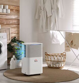 Homcom Deshumidificador portátil - Deshumidificador eléctrico de 2 litros - Blanco