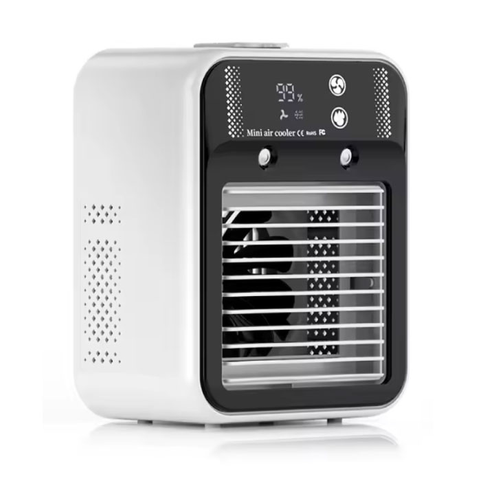 Stuff Certified® Mini-Klimaanlage – Tragbarer Luftkühler/Ventilator 500 ml – Weiß
