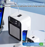 Stuff Certified® Mini Air Conditioner - Portable Air Cooler Fan 500ml - White