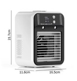 Stuff Certified® Mini condizionatore d'aria - Ventilatore portatile 500 ml - Bianco