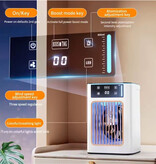 LISM Portable Air Conditioner - USB Air Cooler Fan 900ml Water Tank - White