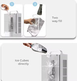 JFBONIN 3-in-1 Portable Air Conditioner - Air Cooler Fan 1700ml Water Tank - White