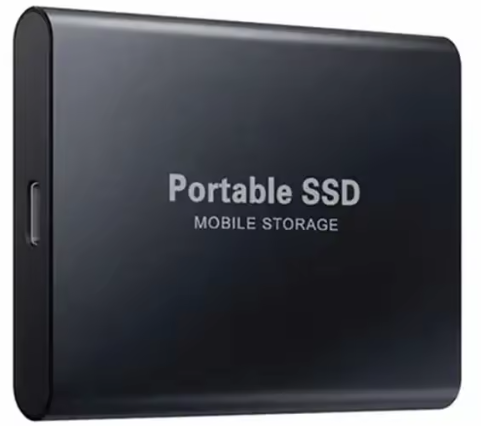 External SSD Card - USB Hard Drive - 1 TB - Memory Card for PC / Laptop - Black