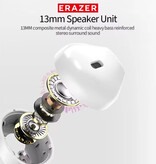 ERAZER XT98 Wireless Earbuds - 300mAh Bluetooth 5.3 Earbuds TWS - White