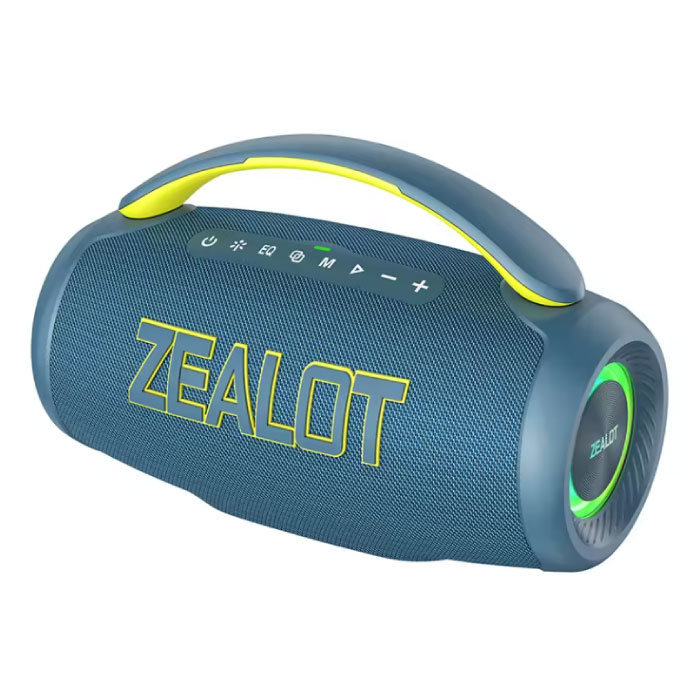 P12 Draadloze Luidspreker - 60W Bluetooth 5.3 TWS Boom Box Draagbaar - Blauw