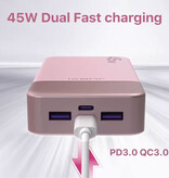 Stuff Certified® Powerbank 45W - 20.000mAh - 4 Oplaadpoorten - Externe Accu Batterij Oplader - Groen