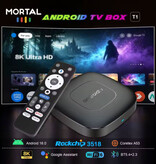 androidtv TV Box Mediaspeler Android 16 - 16GB RAM - 256GB Opslagruimte