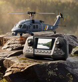 Stuff Certified® Elicottero 4D-L2 - Drone con telecamera RC a 6 assi 8K - Telecomando con schermo - Grigio