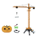 Huina RC Crane Truck Kit with Remote Control - Remote-Controlled Toy in 1:14 Scale