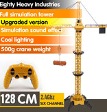 Stuff Certified® RC Crane with 2.4G Remote Control - Remote-Controlled Toy Crane 6CH