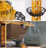 Stuff Certified® Grue télécommandée avec télécommande 2,4 GHz - Grue jouet télécommandée 6 canaux
