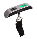 ZUIDID Digitale Hängewaage mit Haken – 50 kg / 10 g – Kofferwaage – Silber