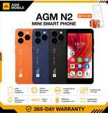 AGM N2 Mini Smartphone - 3 GB RAM / 32 GB Opslag - 3000mAh Batterij - Blauw