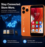 AGM Smartphone N2 Mini - 3 GB de RAM / 32 GB de almacenamiento - Batería de 3000 mAh - Negro