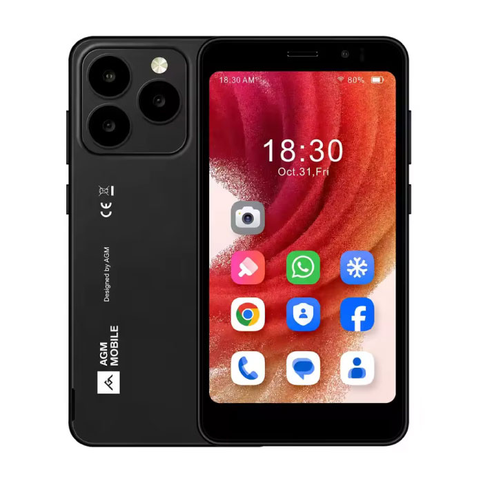 N2 Mini Smartphone - 3 GB RAM / 32 GB Opslag - 3000mAh Batterij - Zwart