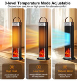 Raugee Chauffage électrique 2000W - Radiateur portable