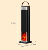 Raugee Chauffage électrique 2000W - Radiateur portable