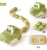 Stuff Certified® Serpiente RC con control remoto - Juguete robot animal teledirigido - Verde
